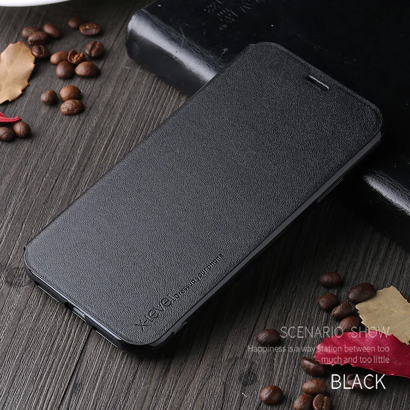 X-Level Книга Флип кожаный чехол для iPhone 11 Pro Max ультра тонкий