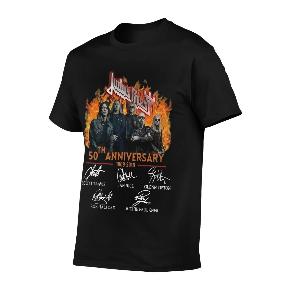 Бесплатная доставка Мужская футболка с изображением священника из юдаса на 50-ю