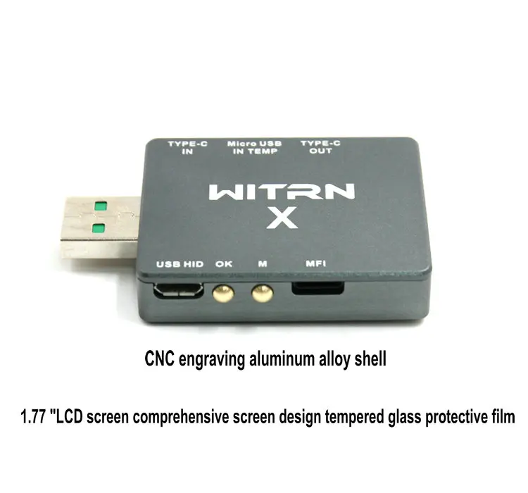 QC4+ PD3.02.0 PPS протокол быстрой зарядки емкость USB тестер для WITRN-X-MFI вольтметр тока