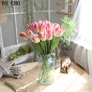 1 шт., искусственные цветы тюльпана из ПУ кожи