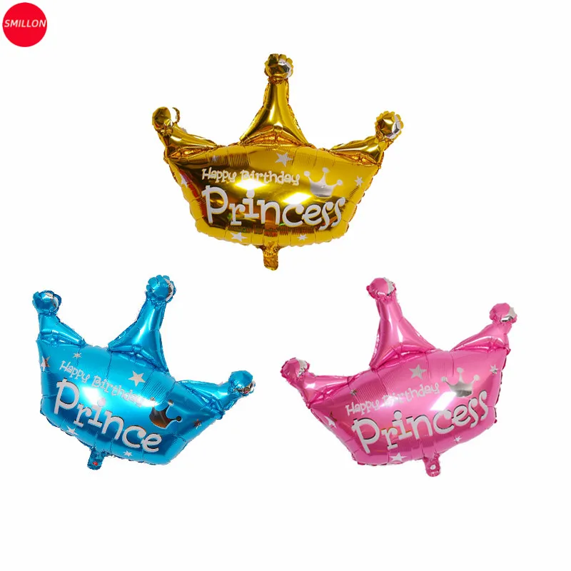 1 шт. большой розовый синий Гелиевый шар принцессы воздушные шары в виде короны