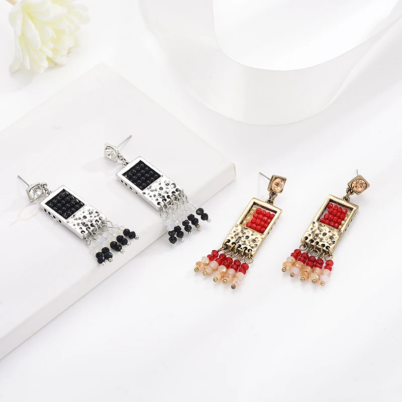 Женские Висячие серьги Shineland винтажные серьги-подвески для женщин вечерние