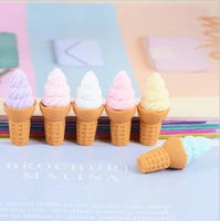 cute miniature ice cream simulation fake food resin cabochons scrapbooking for phone diy craft embellishment accessories