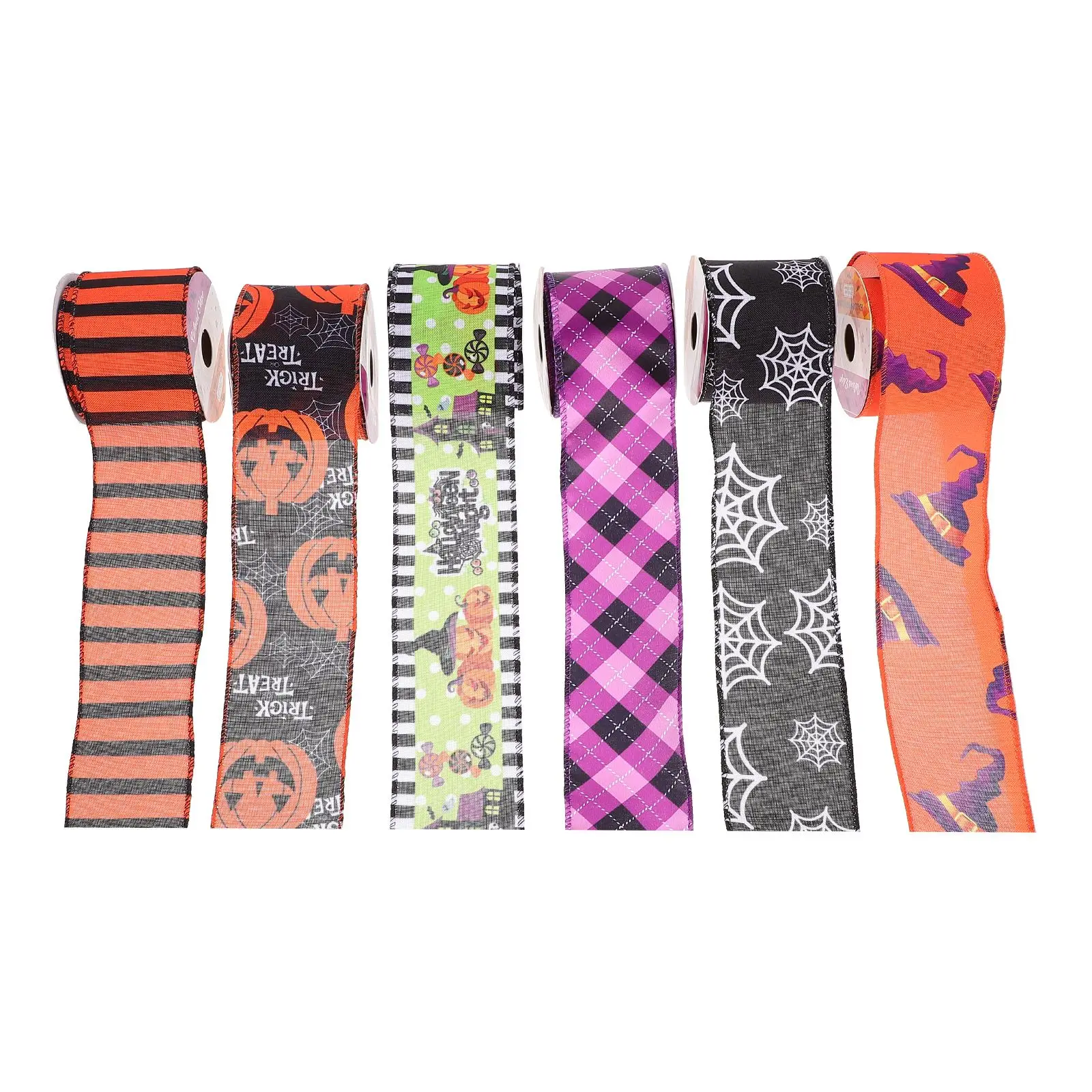 

6 Rolls Lovely Creative Gift Packing Ribbons Wrapping Ribbons for Shop Party Home