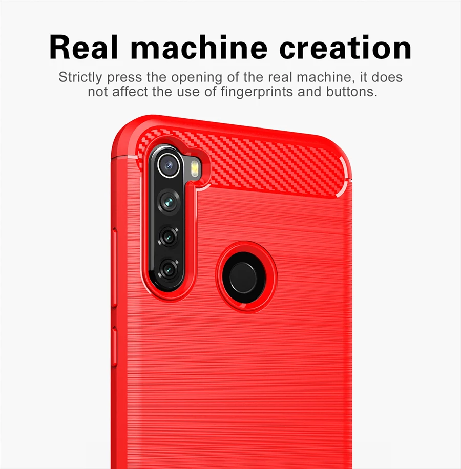 Чехол RIJOW для Xiaomi Redmi Note 8 T, чехол Redmi Note8T из углеродного волокна, полностью защитный чехол для телефона Xiomi Redmi Note 8 T, чехол s