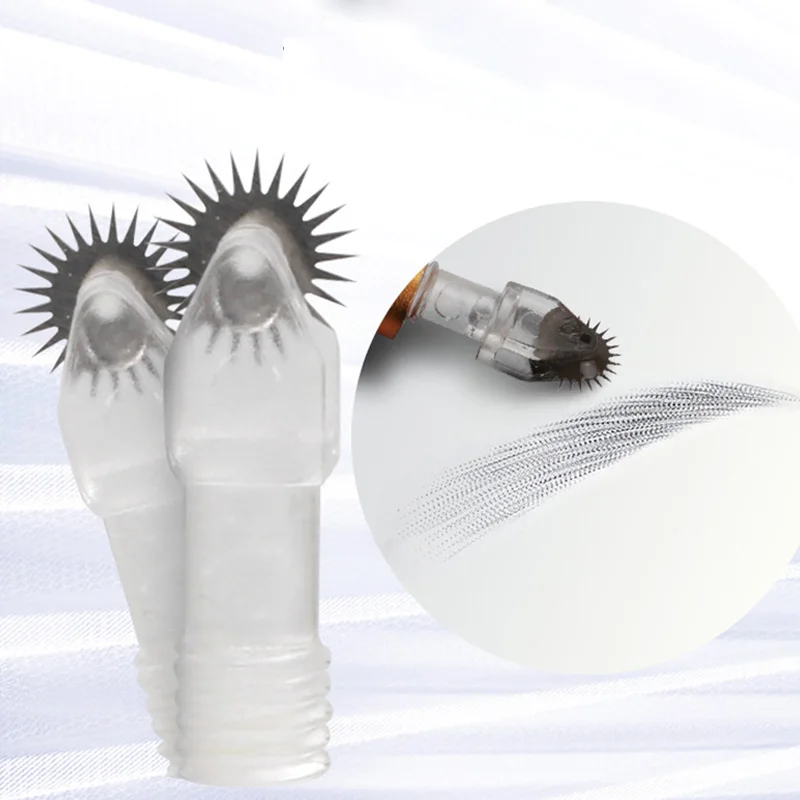 7/10 мм Новый мануального татуажа бровей татуажные иглы ролик для перманентного