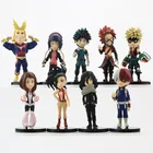 9 шт.компл. My Hero world химико Тога Midoriya Izuku Shouto Bakugou Katsuki URARAKA экшн-Фигурки игрушки