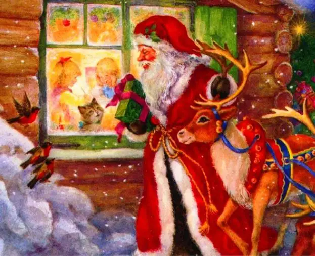 

DIY 5D Diamond Painting Cute Santa Claus Full Square Diamond Embroidery Mosaic Picture of Rhinestones Home Decor Christmas Gift