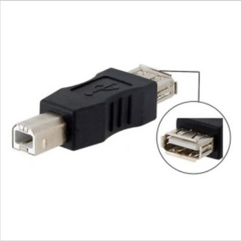 Высокоскоростной USB 2 0 type A мама-type B папа принтер сканер адаптер синхронизация