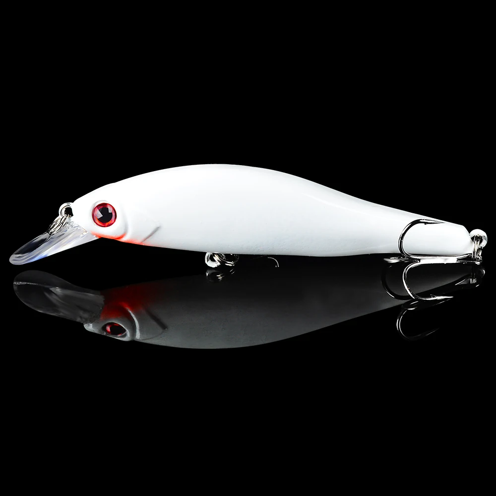 E Приманка Minnow, 1 шт., 11,5 г/9,8 см, жесткая приманка, 5 цветов, рыболовные снасти, 8#, крючок, искусственная приманка - Цвет: E
