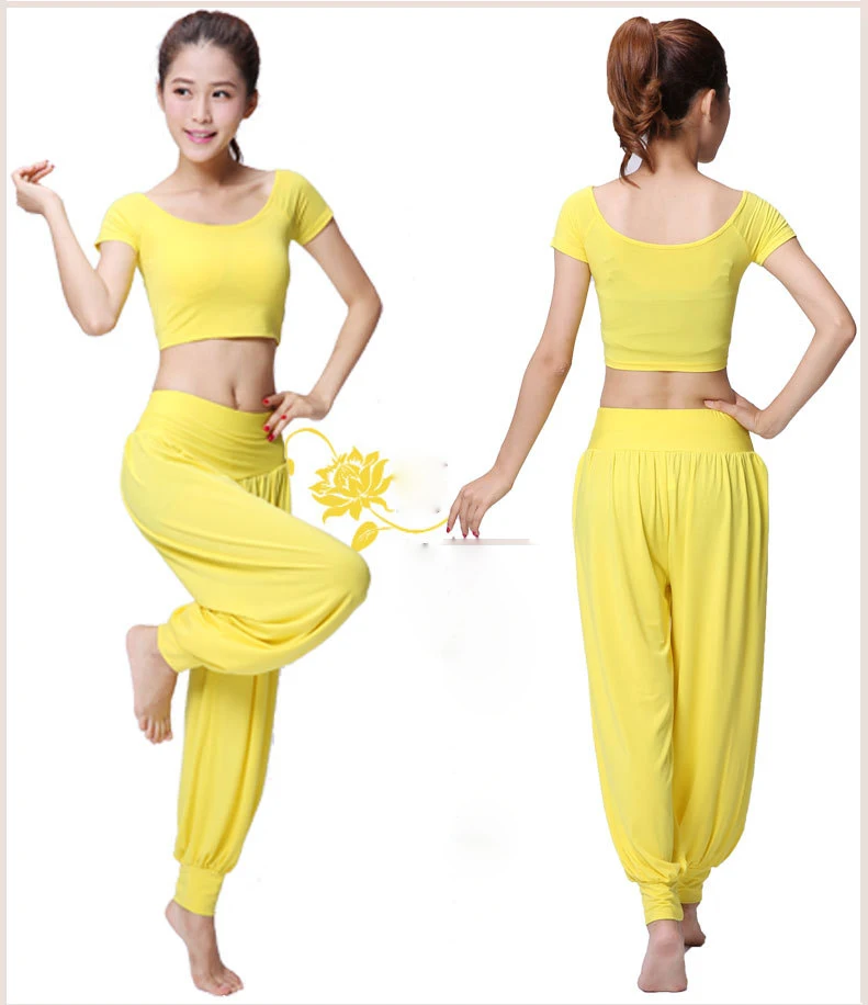 

2PCS/Set Pregnant Women's Trousers Comfortable Quick-drying Yoga Clothes Fitness Short-sleeved Suit Soft Loose Sportswear ZH138