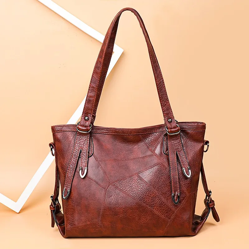 

Модная женская сумка с кисточками, Новая Элегантная сумка через плечо, женские качественные кожаные сумки через плечо для женщин, большая с...