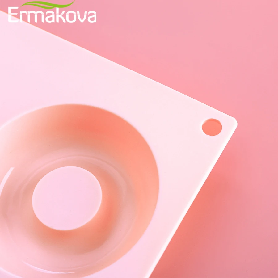 Антипригарная силиконовая форма для пончиков ERMAKOVA печенья и тортов Легкая