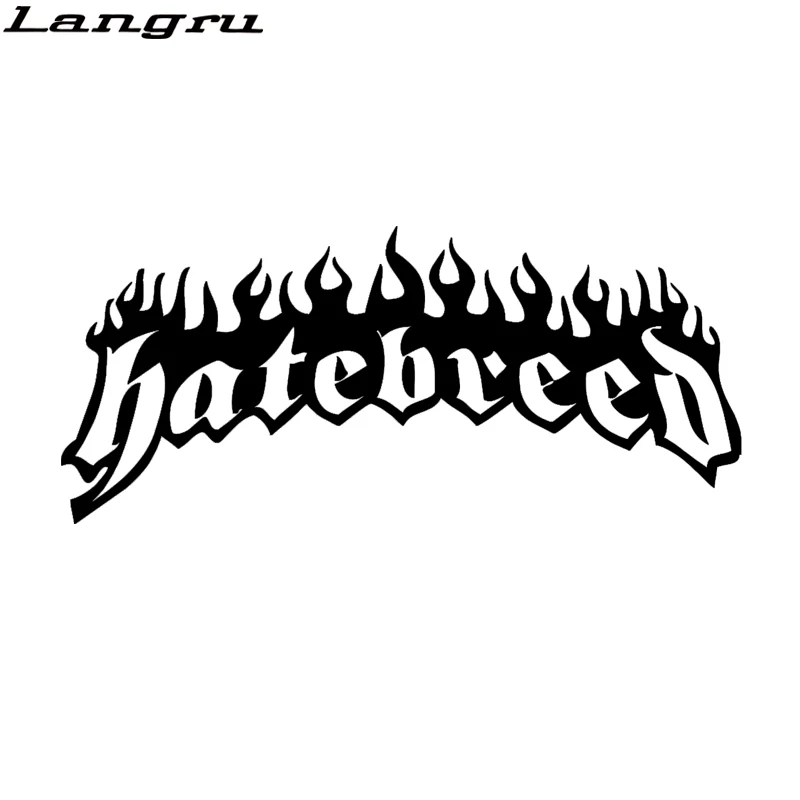 Виниловая наклейка Langru 20*8 8 см Hatebreed металлическая рок группа гитара смерти