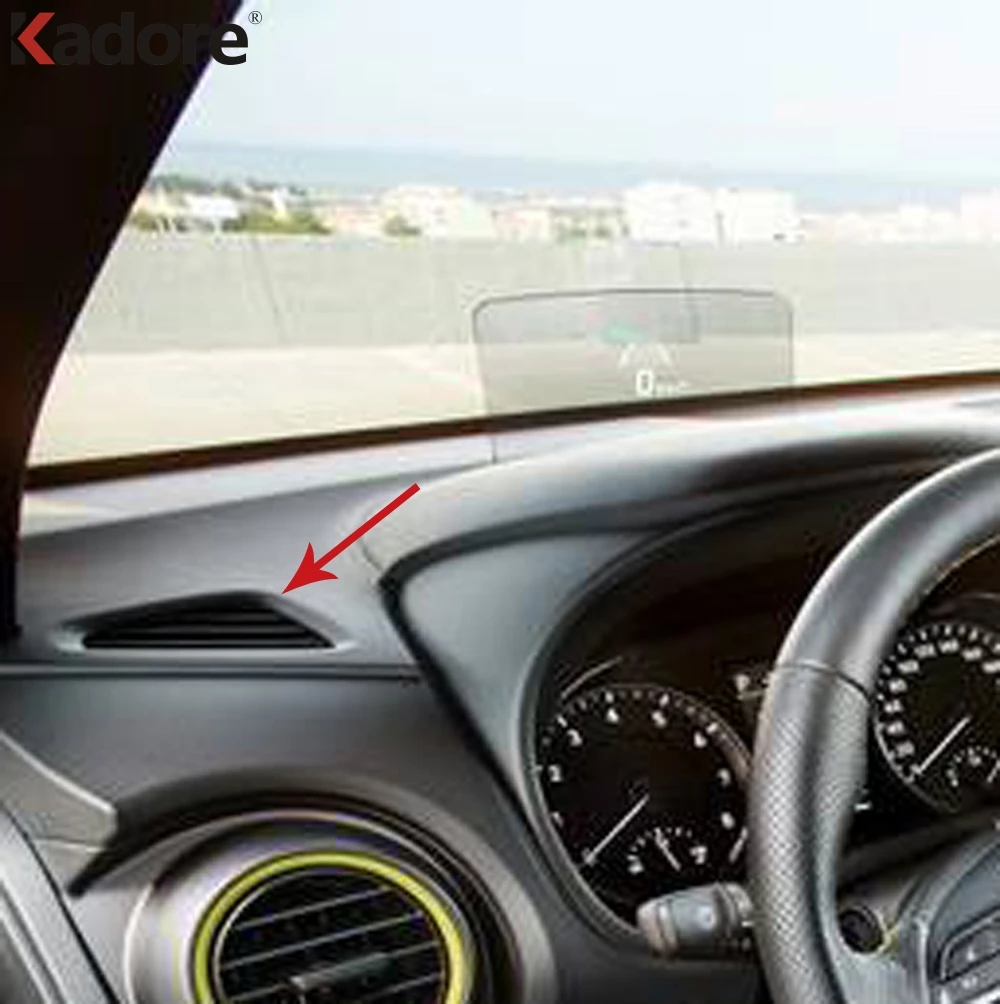 Для hyundai Kona Encino Kauai SUV 2018 2019 Автомобильная панель на выходе рамка Крышка передняя