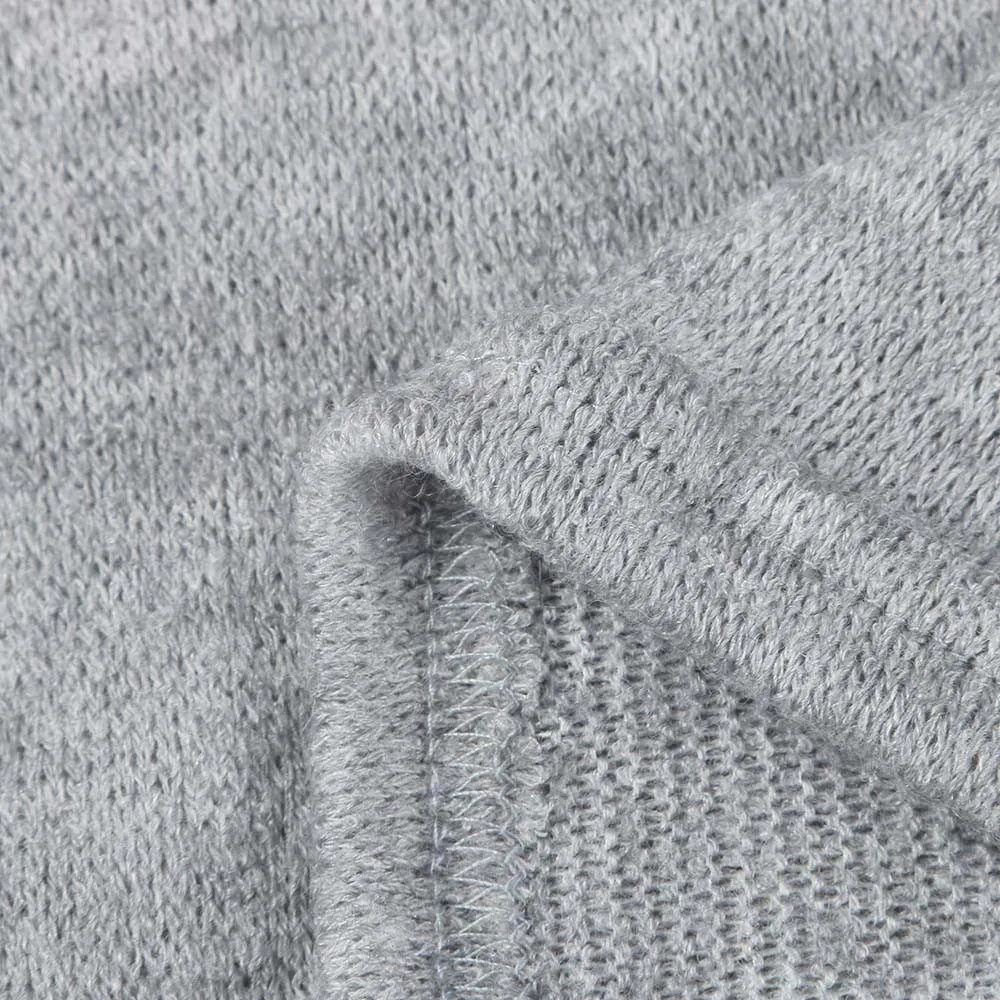 Кашемир для женщин плюс размер женский длинный рукав трикотаж джемпер длинное