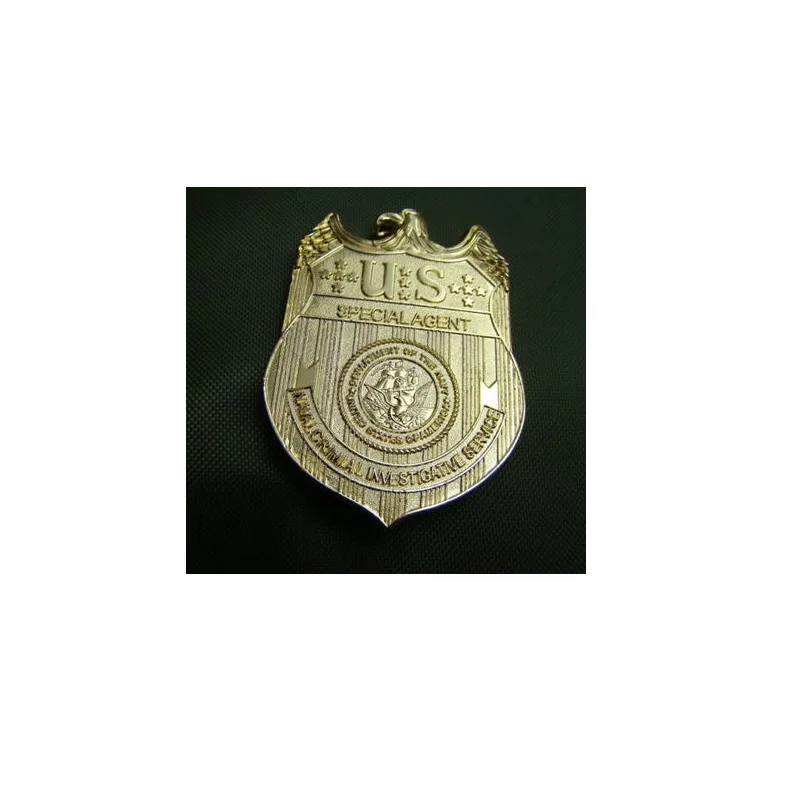 

United States NCIS Metal Badge US Naval Criminal Investigative Service Speical Agent Badges 6.5*4.5cm