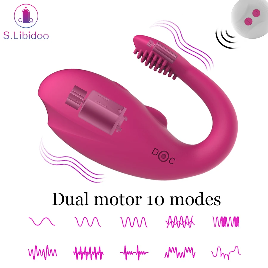 Вибрирующая секс игрушка для взрослых Вагина клитор стимуляция u типа вибратор