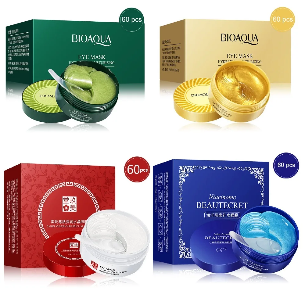 Горячая 60 шт. маска isilandon для глаз с коллагеном уход за кожей лица круги темного