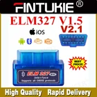 Автомобильный мини-сканер OBD V2.1 ELM327 OBD2 Bluetooth, автомобильный тестер, диагностический инструмент для ios, Android, Windows, Symbianv