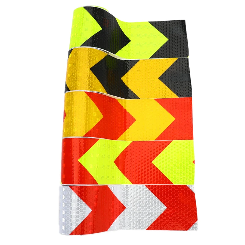 Предупредительный Предупреждение стрелы светоотражающая лента наклейки для