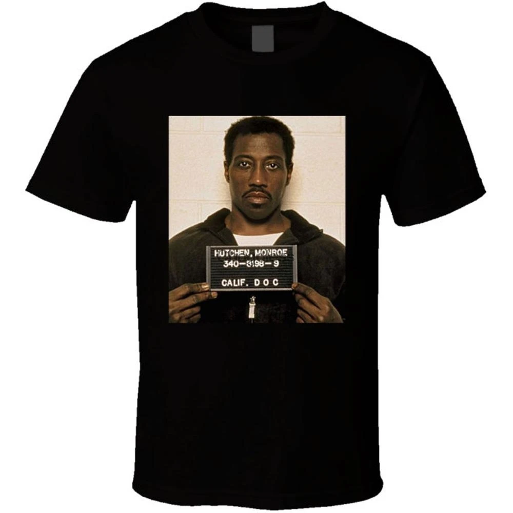 Футболка с изображением звезд знаменитостей Wesley Snipes|Мужские футболки| |