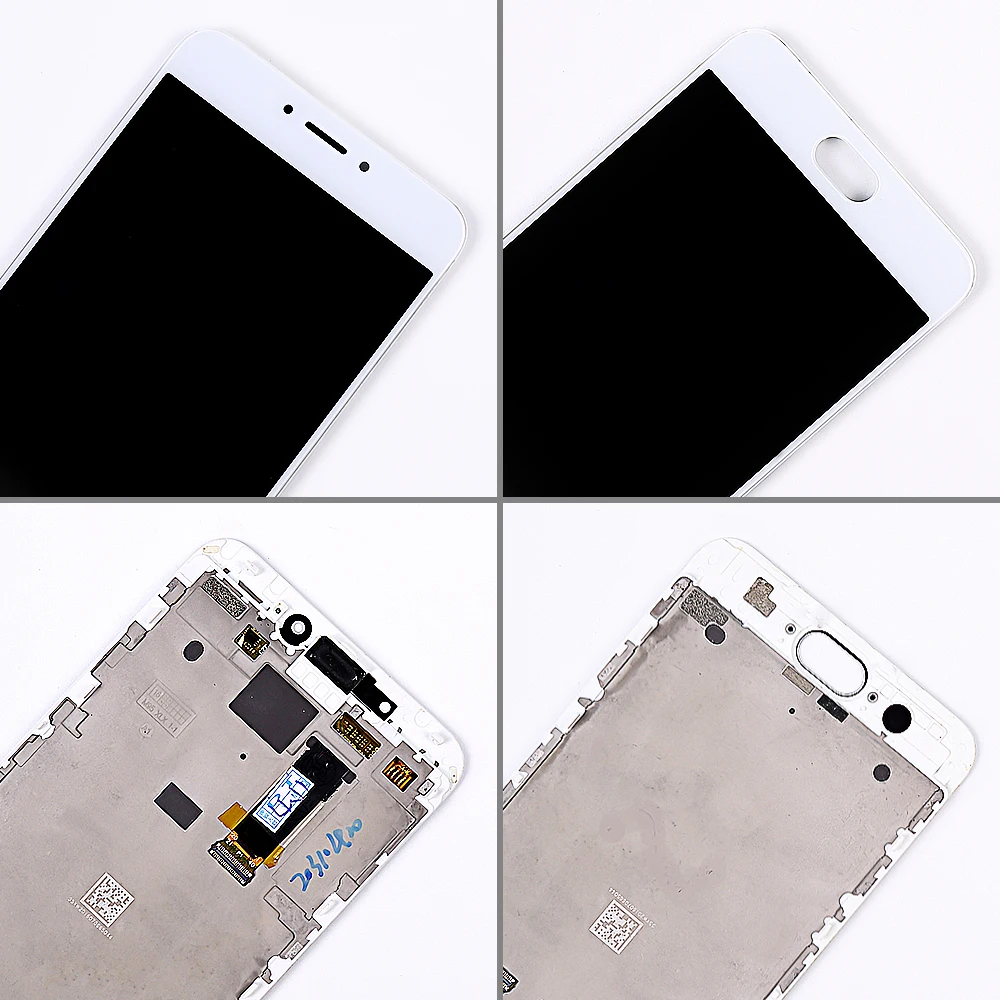 Дисплей Deal Team 5.5 дюймов для Meizu MX6 1920*1080 с сенсорным экраном, цифровой сборкой и рамкой, в комплекте с бесплатными инструментами и закаленным стеклом.