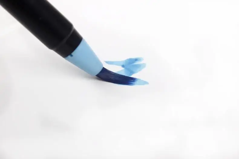 20 видов цветов/упаковка Акварельная Кисть ручка Мягкая головка мультяшная