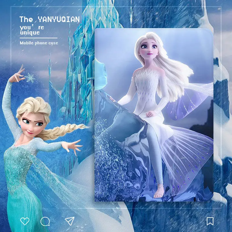 

Чехол «Холодное сердце» Disney для IPad 10,2 2019 для IPad Mini 1 2 3, чехол для 9,7 2017 2018 IPad Air 1 2 9,7, мягкий чехол для планшета