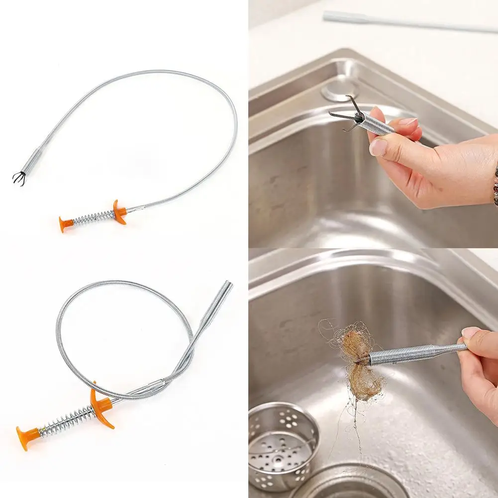 

Hand Bendable Pressure Sewers Clip Clean Device Drain Dredge Pipeline Hook