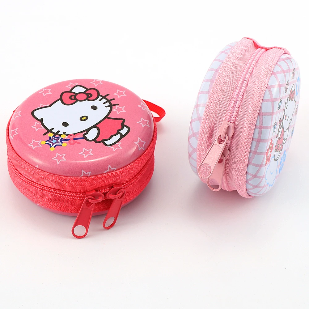 Милые детские аксессуары для волос hello kitty для девочек, детские заколки для волос с медвежонком и кроликом, эластичные резинки для волос с коробкой для хранения