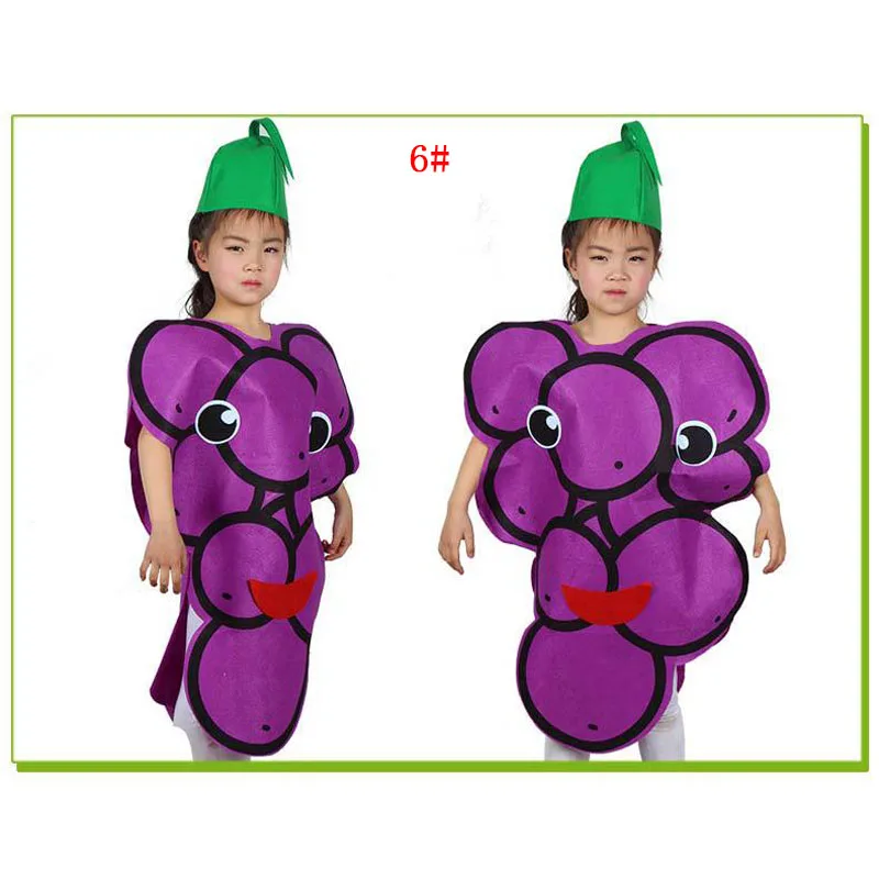 Модное детское нарядное платье унисекс Детские костюмы с рисунком фруктов и