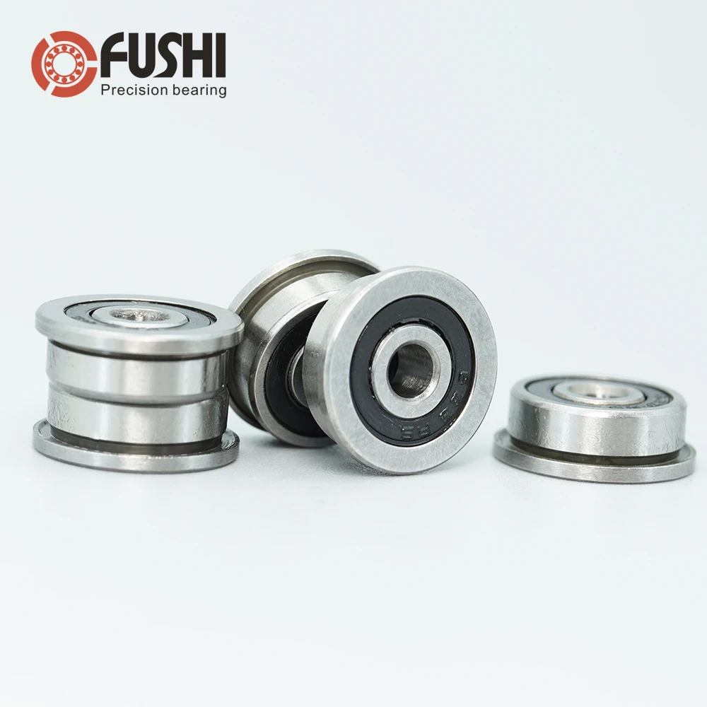 F623RS подшипник 3*10*4 мм ABEC 7 10 шт F623 2RS фланцевые шарикоподшипники для VORON 0 движения