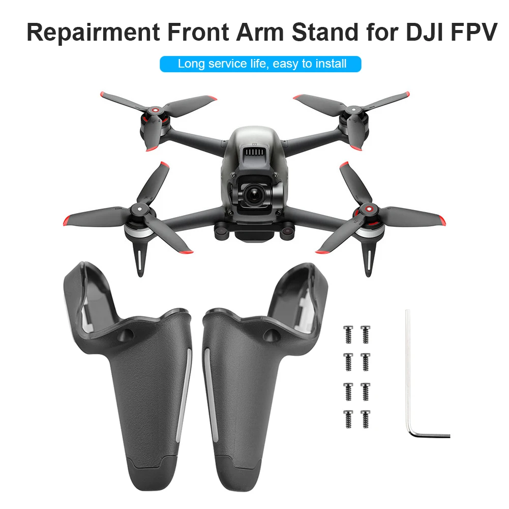 

For DJI FPV Foldable Landing Gears Feet Bracket Replacement Landing Gear Left/Right Front Leg Arm Tripod Stand For DJI FPV