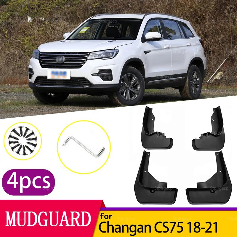 

Car Mud Flaps For Changan CS75 2018-2021 Mudguards Splash Guards Fender Mudflaps Accessories