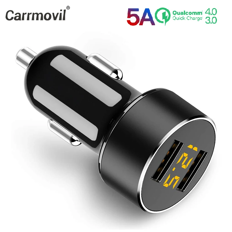 5 в 3.1A двойной Быстрая зарядка 3 0 быстрое USB Автомобильное зарядное устройство 12 В