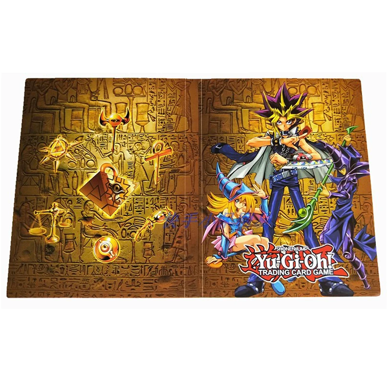 160 шт. альбом Yugioh держатель для карт книга с рисованным аниме Yu-Gi-Oh! Ролевая игра