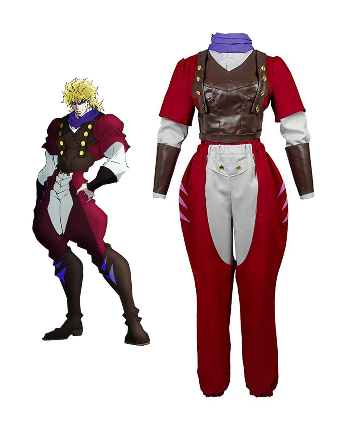 

JoJo's Bizarre Adventure Phantom Blood Dio Brando Cosplay Costume Custom Made
