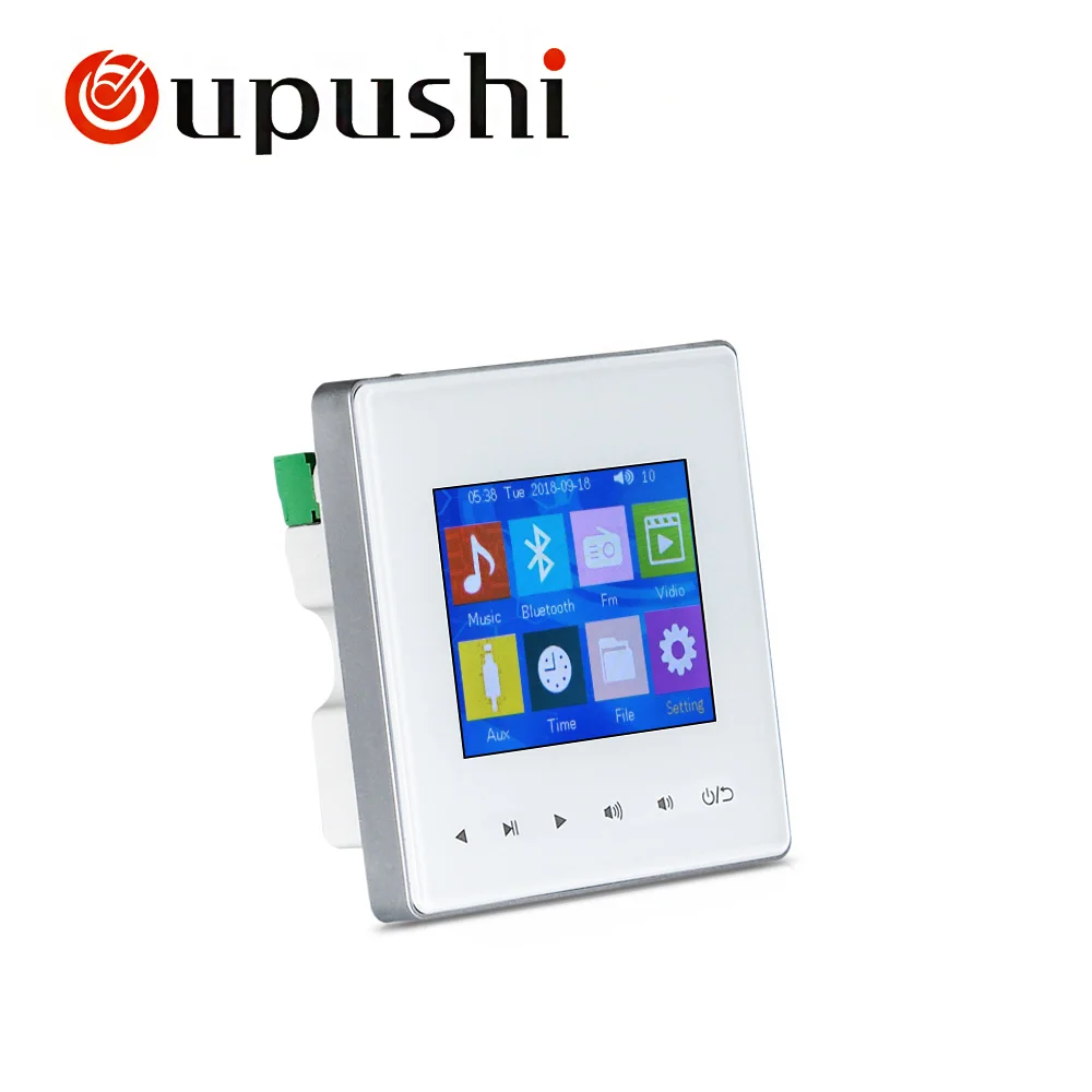 MP5 плеер домашняя музыкальная система цифровой усилитель с Bluetooth настенный TFT