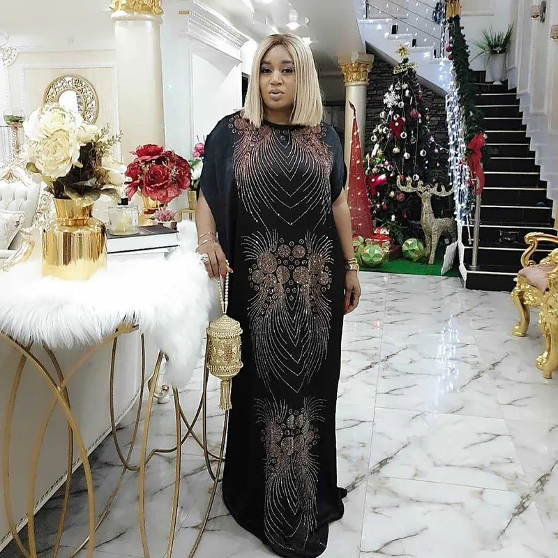 Женское платье с рукавами летучая мышь в стиле Дашики африканском из