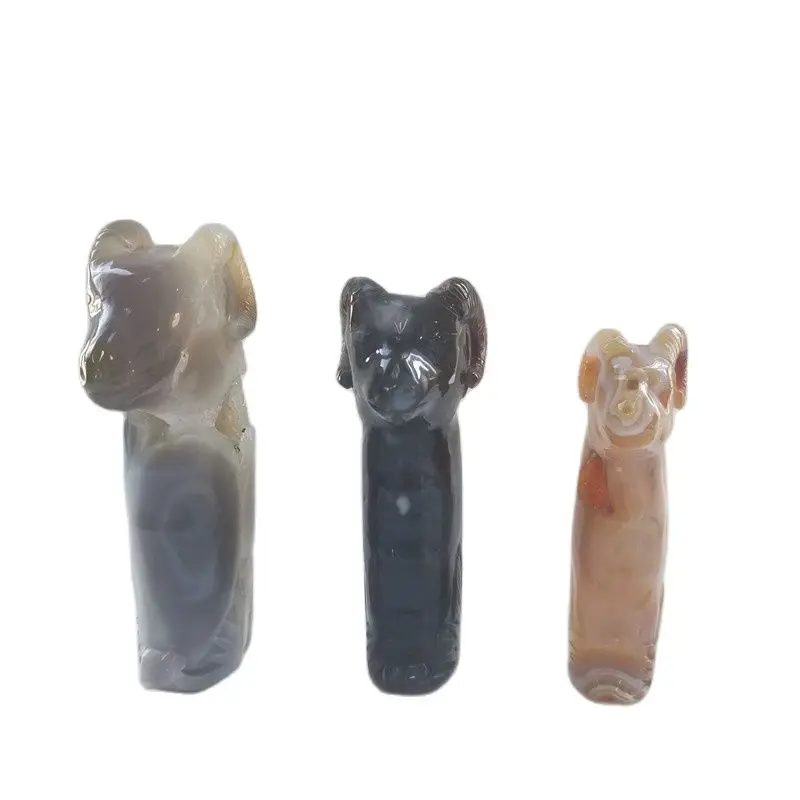 

Красочные натуральные Агатовые овечьи головы высокого качества в качестве подарка LSY