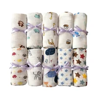 2021 baby comforter quilt newborn soft swaddle blanket muslin cotton cloth bath towel children cartoon gauze wrap sleepsack