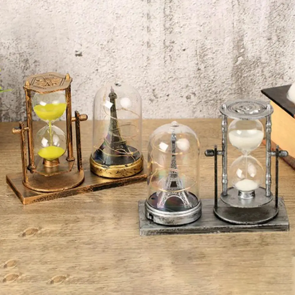 Песочные часы в стиле ретро креативные песочные с мигающим держателем для ручек