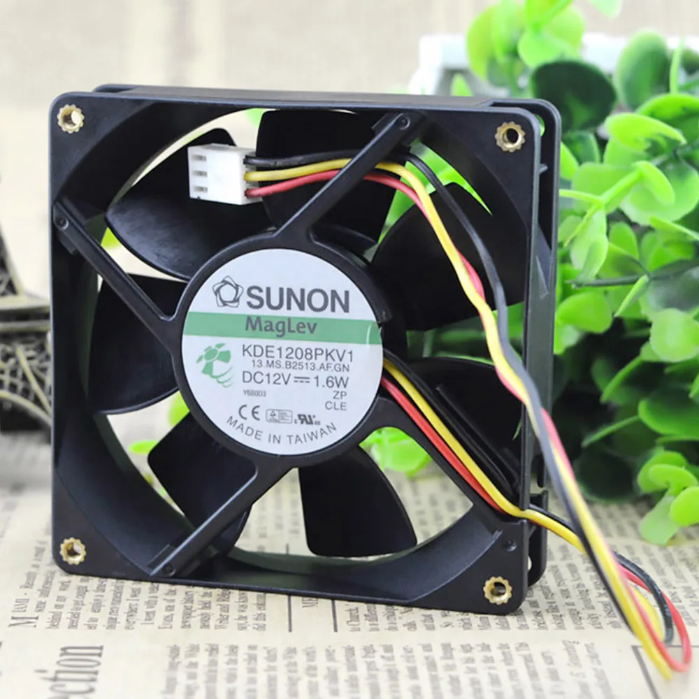 Вентилятор охлаждения для Sunon KDE1208PKV3 13.MS. AF.GN 12V 0 8 W 8CM 8020 80*80*20MM|Кулеры и системы