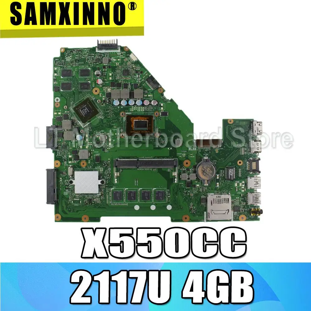 Материнская плата X550CC 2117U 4 Гб памяти REV 2,0 для ASUS X550CC R510C материнская плата для ноутбука X550CC материнская плата X550CC материнская плата