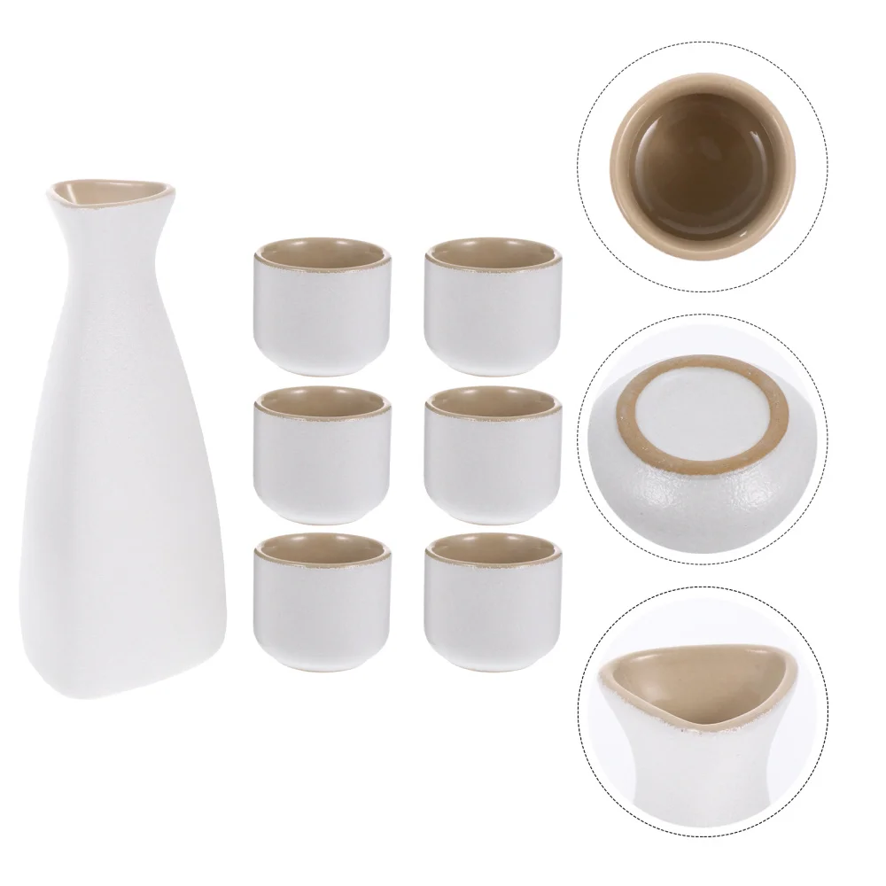 

1 Set Multi-use Tea Cups Sake Cups Ceramic Sake Serving Cups Business Gift