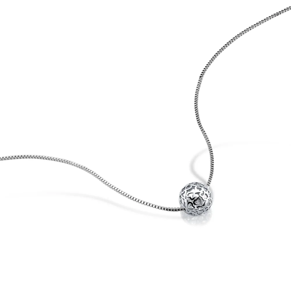 Женское колье чокер из стерлингового серебра 925 пробы ажурное ожерелье в форме