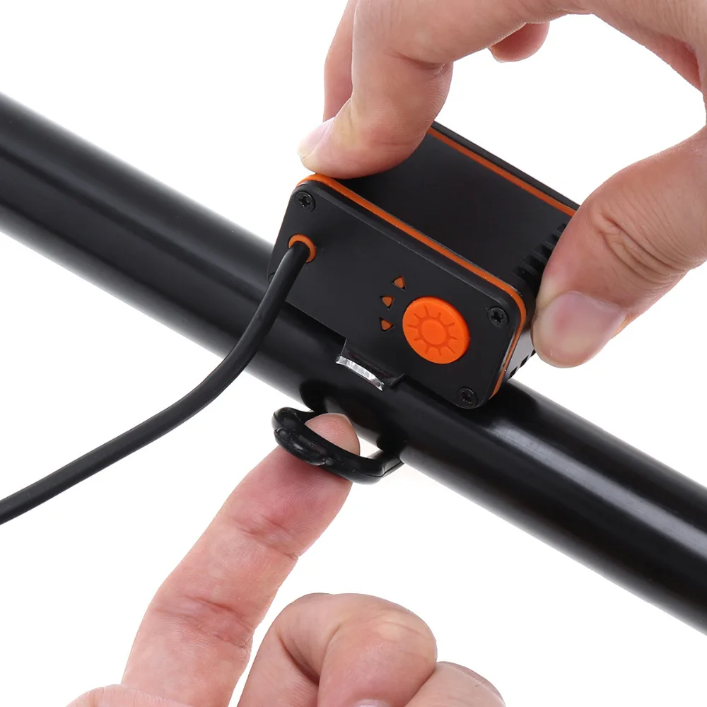 XANES 1200LM 2xT6 светодиодный 4-режимный USB водонепроницаемый велосипедный фонарь Контроль температуры Дисплей для езды на велосипеде автомобильный фонарь Фонари для верховой езды
