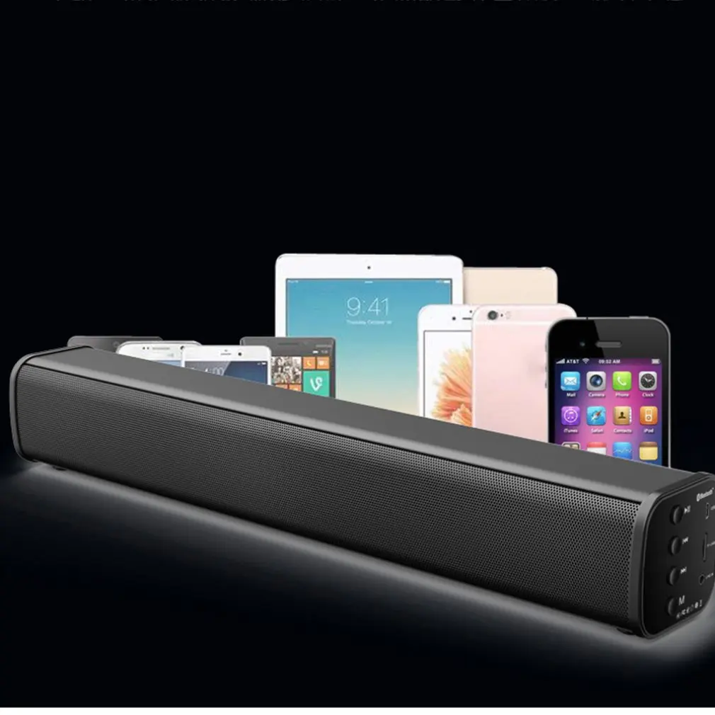 Беспроводной сабвуфер аудиоколонки для ноутбука настольные колонки с длинной