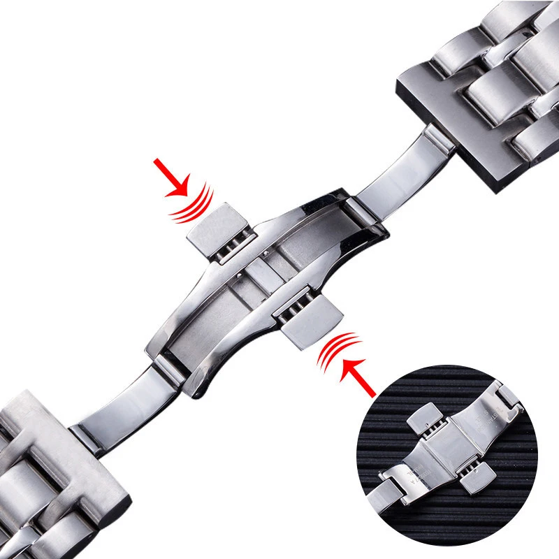 

Stainless Steel Watchband 22mm 23mm 24mm Suitable For Tissot 1853 Couturier Series T035 Watch Strap Wristband Bracelet